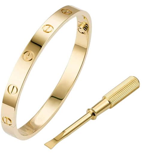 cartier dupe bracelet amazon|copy of cartier love bracelet.